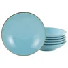 Creatable Set Globokih Krožnikov Blue, 6-Delni
