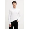 Majica z dolgimi rokavi Tommy Hilfiger moška, bela barva, MW0MW20183