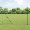 vidaXL vidaXL Ogrodje s stebri Zelena 1.6 x 10 m Jeklo, (5000096864)