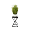 Stalak za cveće LOFT 40x24 cm crni