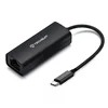 USB-C v RJ45 omrežni adapter Techsuit NetLink AC20 100Mbps - black