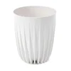 shumee Stripped ECO Recycling Flowerpot White