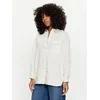 TWINSET Srajca 241TT2221 Bela Loose Fit