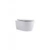 M B Wc školjka ROUND TORNADO LONG bela Rimless z desko soft close