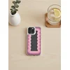 Sinsay - Futrola za razne iPhone modele sa talasastim uzorkom - roze