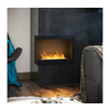 InFire - Ugaoni BIO kamin 45x60 cm 3kW crna