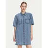 Guess  OVERSIZE SS DRESS  Modra