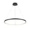 Rabalux Visilica Beliza, 1 prsten, LED 55W, 3000K, 60cm, Crna