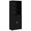 Highboard Crni hrast 70 x 42,5 x 185 cm Konstruirano drvo