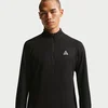 Majice Nike ACG Mens Dri-FIT Mid-Layer 1/4-Zip Trail Running Top Black/ Black/ Summit White M