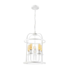 Luster na lancu CONSTANTINE 5xE27/60W/230V bela