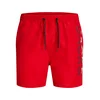 JACK & JONES Kratke kopalne hlače Fiji, rdeča