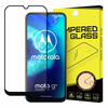Kaljeno staklo zaštitnik zaslona Potpuna pokrivenost s okvirom za Motorola Moto G8 Power Lite