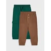 Sinsay - Pamučne jogger pantalone 2 pack - zlatno braon