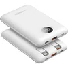 VEGER Prenosna baterija Veger C11 (W1170) PD QC3.0 2A 22,5 W 10000 mAh z vgrajenimi kabli USB-C/Lightning, bela 0INT