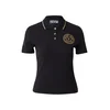 Versace Jeans Couture Majica 80HAGT02  črna