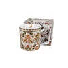 Duo Porcelanasta skodelica XXL 750 ml HERON CZAPLA - geometrijska