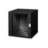 Digitus NWS 12HE Wandgehäuse, Unique 643x600x600 mm, Farbe , Črna (RAL 9005) DIGITUS Professional (DN-19 12U-6/6-SW)