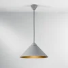 Luce Ambiente Design Visoka svetilka Big Bang, siva/zlata, O 49 cm, kovina - Dnevna soba/jedilnica - Sodobni - siva, zlata