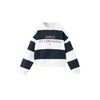 MANGO KIDS Majica RIVA temno modra/bela
