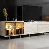 HANAH HOME TV polica Vienna Travertine Gold