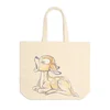 Cropp - Shopper torba s printom Bambi Disney - Krem