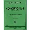 DAVIDOFF:CONCERTO NO.4 OP.31 E-MINOR CELLO AND PIANO