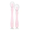 Kikka Boo Silikonske kašičice sa vakumom 2 kom Pink