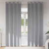 Zavjese za blackout s prstenovima 2 pcs Svijetlo siva
