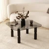 Wallity Klub sto Kei 80x40x80cm Antracit-Sivi