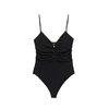 Pull&Bear Bodi majica črna