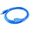 Kabl USB 30 M/ F 3m plavi