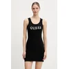 Obleka Guess SUNFLOWER črna barva, V5GK06 K8RT2