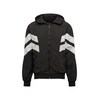Urban Classics Prehodna jakna Crinkle Panel Track Jacket, črna
