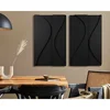 Crni Dekorativni Zidni Pribor 3D4068-006