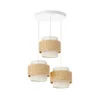 Luster na sajli BOHO 3xE27/60W/230V juta/krem