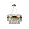 LED prigušiva kristalni luster na sajli LED/80W/230V + daljinski upravljač