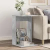 Bocni stol Betonski sivi 40 x 38 x 62,5 cm Konstruirano drvo