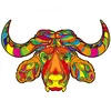 Drvene puzzle - Bull / S KP21969
