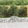 Lučne gabionske košare 10 kom 200x30x40/60 cm pocinčano željezo