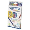 BOJE DRVENE 10BOJA S GUMICOM PLUS ŠILJILO PLUS GUMICA GIOTTO FILA 2568 BLISTER * DO ISTEKA ZALIHA