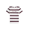 TOMMY HILFIGER Majica temno rdeča/bela