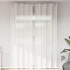 Voile zavjese s ušicama 2 kom bijele