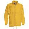 VJETROVKA S KAPULJAČOM ZIP UNISEX B&C SIROCCO ZLATNA ŽUTA M