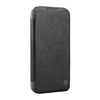 Maska za iPhone 16 Pro Max na preklop Nillkin Qin Prop crna