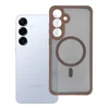 OEM Ohišje za Samsung S25 PLUS Full Matte Mag Cover, združljivo z MagSafe, rjave barve