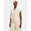 PINKO Telovnik Gerard Gilet 105237 A2M8 Écru Regular Fit