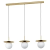 Eglo 39953 - Luster na sajli ARENALES 3xE27/40W/230V zlatna