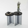 HANAH HOME Set stolova Serenity 2 Anthracite Dark Grey