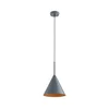 Luster na sajli FABO 1xE27/15W/230V siva